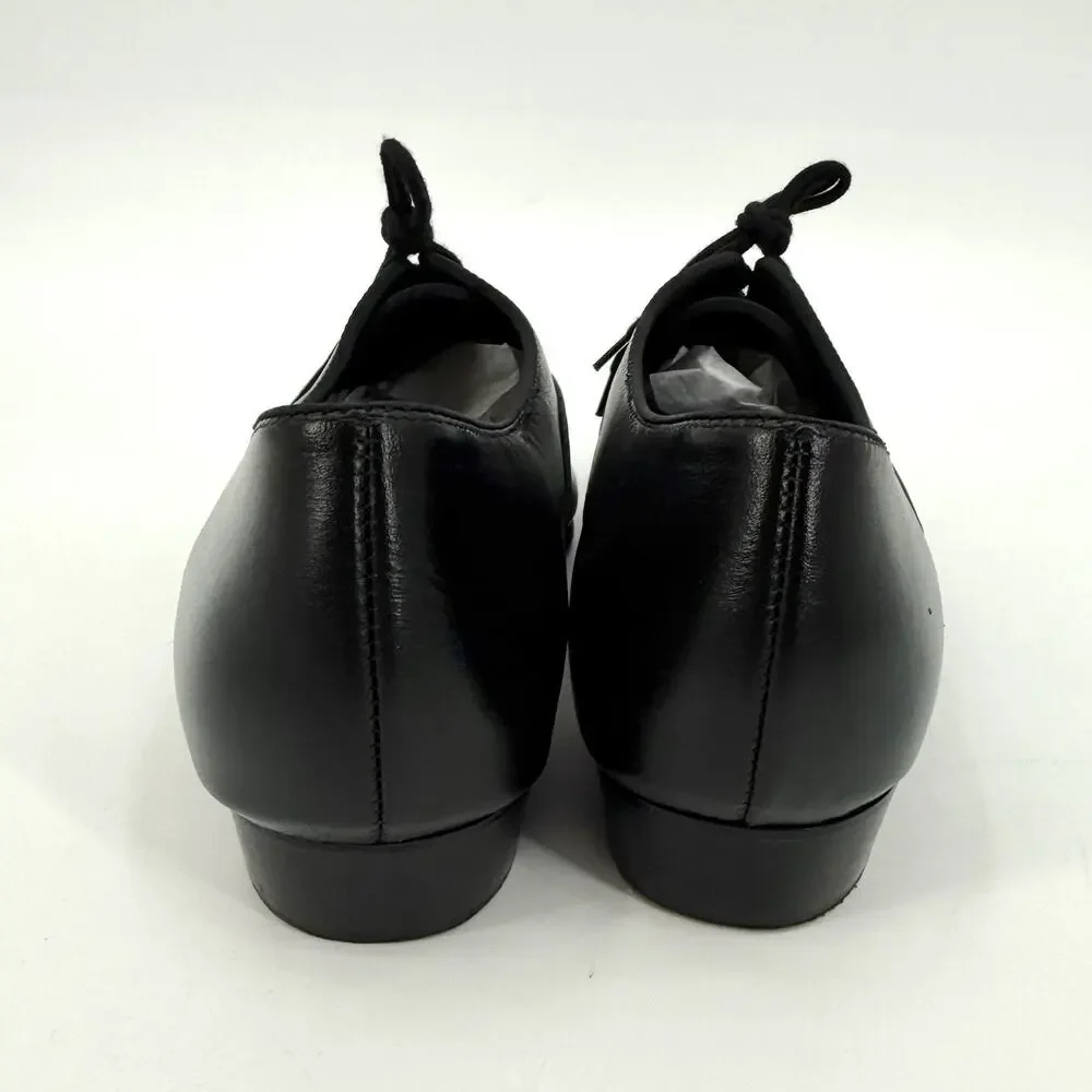 Barbette’s Vintage Black Leather Ballroom Dance Shoes Men’s Size 10M USA Made - Picture 5 of 11